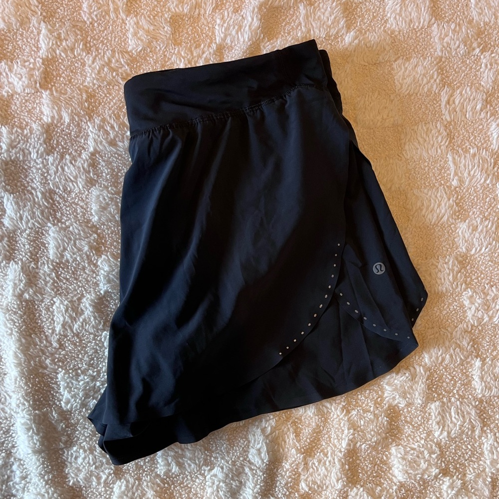 lululemon athletica Fast and Free 3" Short in Black Size 14